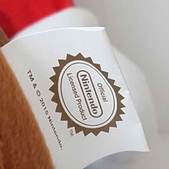 Vintage NINTENDO 2015 Super Mario Plush Toy & 2017 Super Mario Odyssey Cappy Hat - Picture 8 of 16